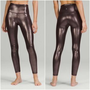 Lululemon Align High-Rise Pant 25" *Shine in Radiate Foil Print French Press